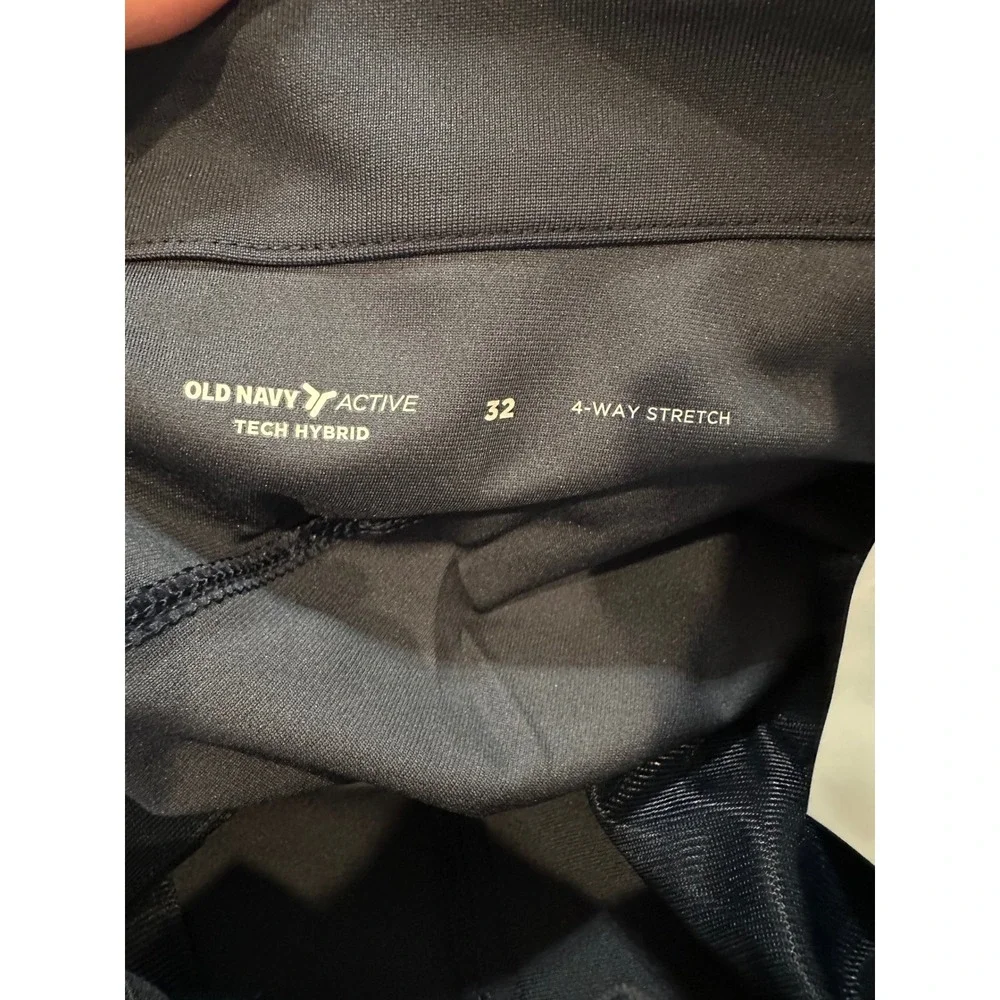 Old Navy Active Tech Hybrid Shorts Navy Blue 4-Way Stretch Performance